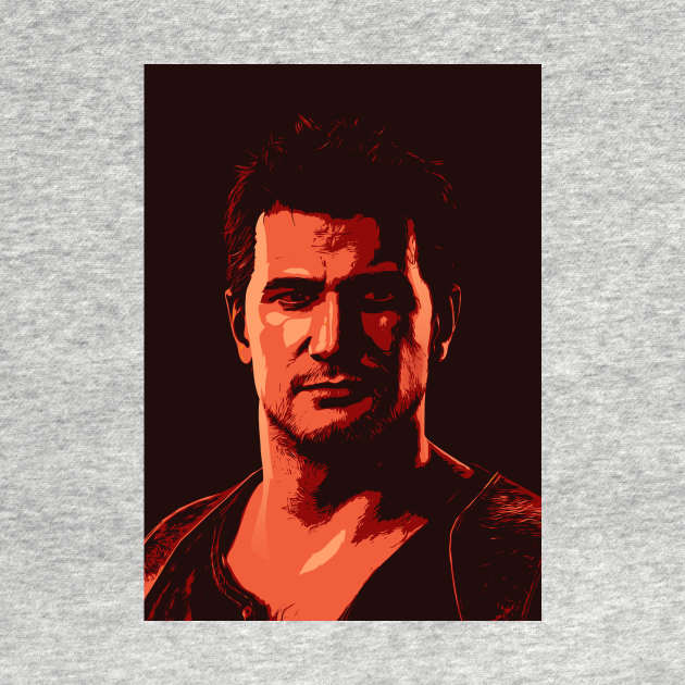 Nathan Drake Uncharted Retro Style by Creativedy Stuff